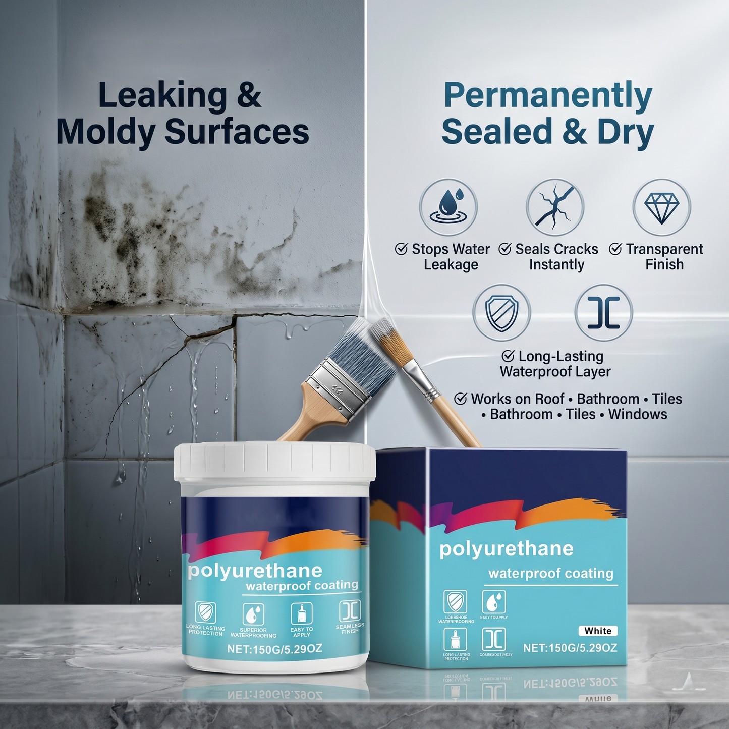 Transparent Waterproof Glue  (BUY 1 GET 1 FREE )