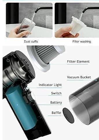 AirNova Cleaner : 2-in-1 Powerful rechargeable Air Duster & Vacuum Cleaner
