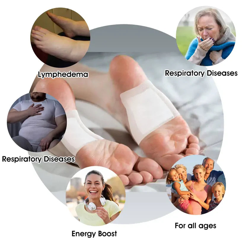 Bee Venom Lymphatic Drainage & Slimming Foot Patches 🌿👣 (10 Patches)