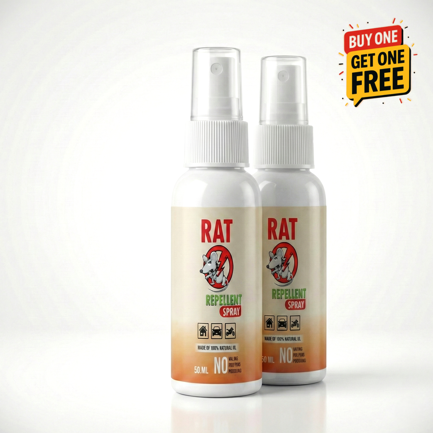 Rat Repellent Spray – Buy 1 Get 1 Free