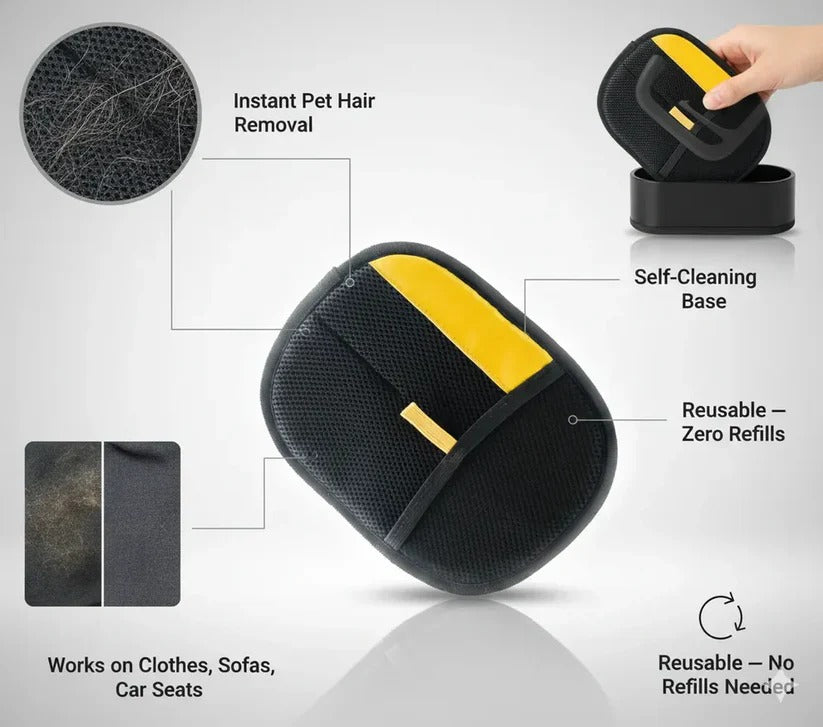🐾FurSwipe – Reusable Grooming Glove for Pets