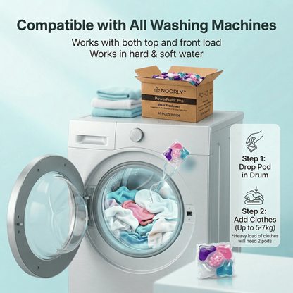5 in 1 Laundry Power Detergent Pods (Pack of 30)
